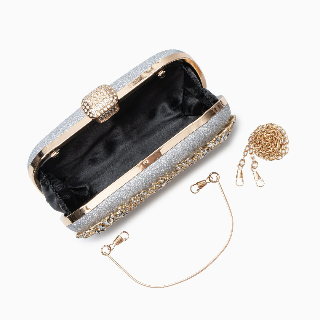 Luxurious Flower Clutch Bag - Image 6